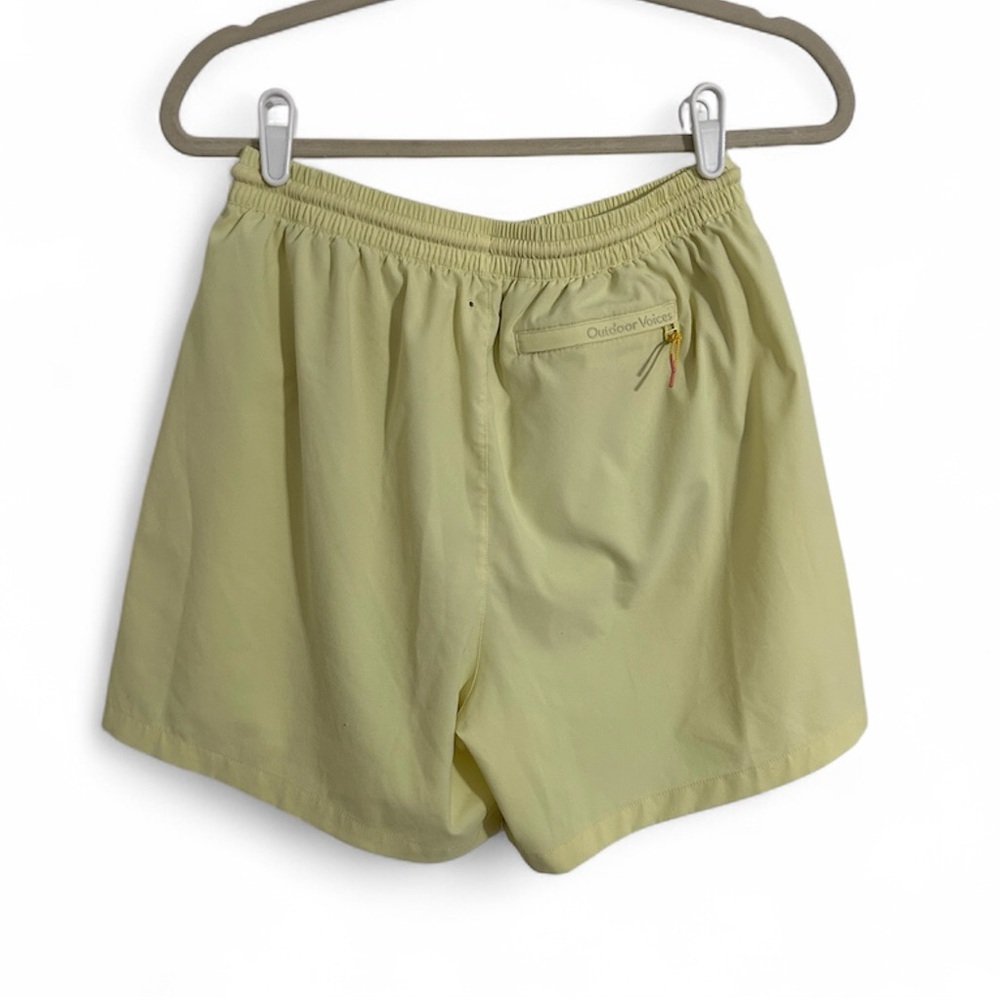 Outdoor Voices Pale Yellow Athletic Shorts/Swim Trunks - Picture 1 of 5